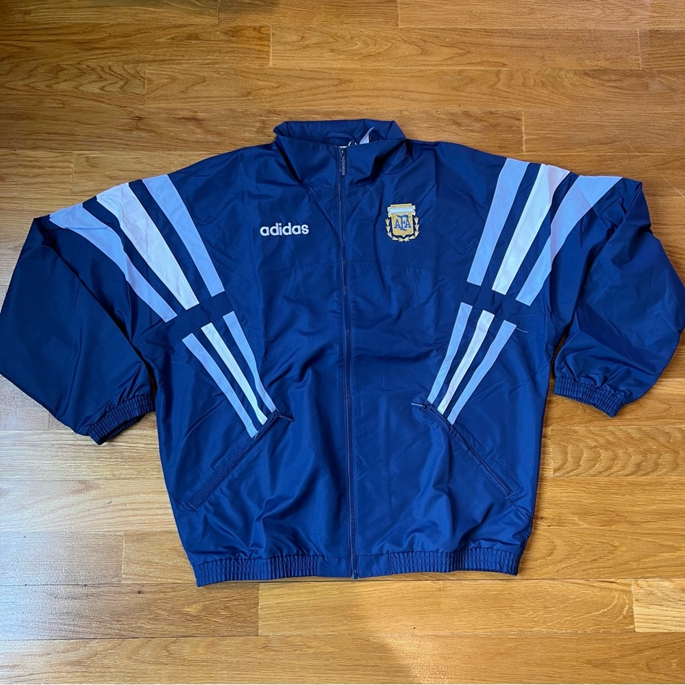 Adidas argentina 1994 retro windbreaker jacket. Size Medium - original NWT